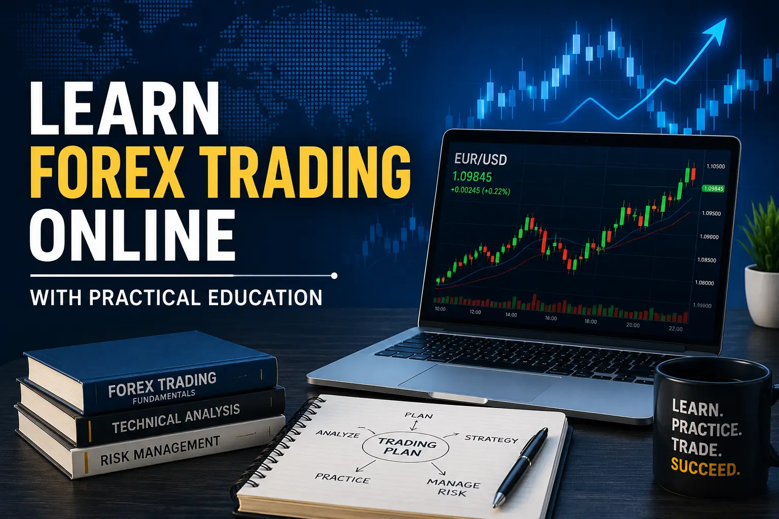 Learn Forex Trading Online with Practical Education