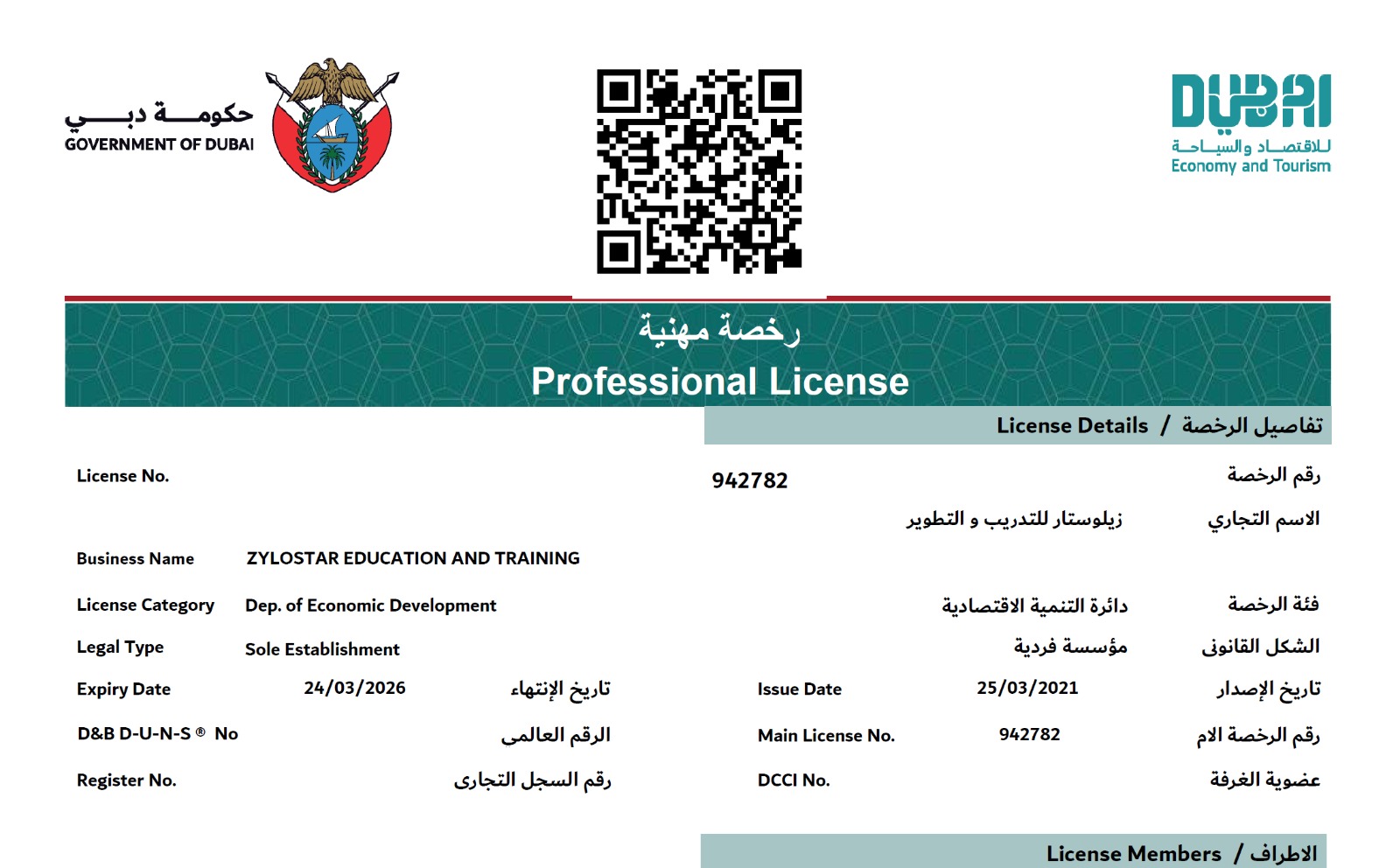 ZYLOSTAR License - Government-Approved Forex Stock Trading Education in Dubai